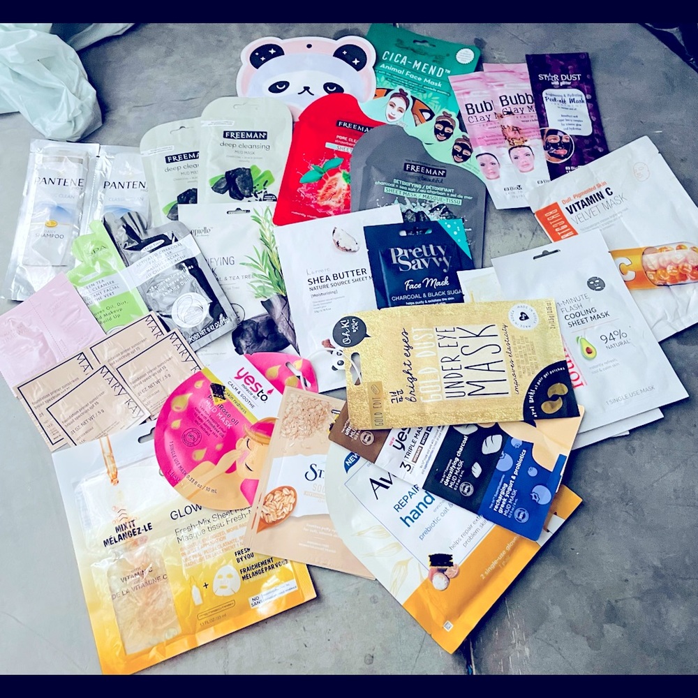 Face mask / hair mask / foot mask ALL DIFFERENT TYPES OF BRANDS